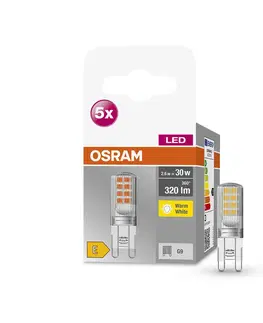 LED žárovky OSRAM OSRAM Base PIN LED kolík žárovka G9 2,6W 320lm 5ks