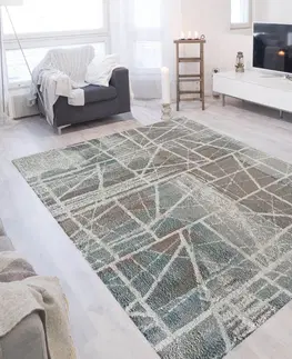 Skandinávské koberce Skandinávský koberec s geometrickými vzory