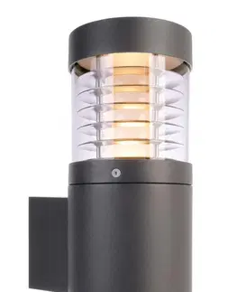 LED venkovní nástěnná svítidla Light Impressions KapegoLED nástěnné přisazené svítidlo Ortis 220-240V AC/50-60Hz 15,90 W 3000 K 510 lm 260 mm tmavěšedá 731031
