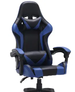 Kancelářské židle TP Living Herní křeslo REMUS modré