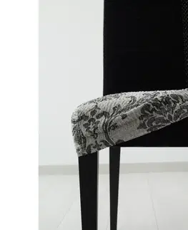 Doplňky do ložnice Forbyt Napínací potah na sedák židle Istanbul šedá, 45 x 45 cm, sada 2 ks