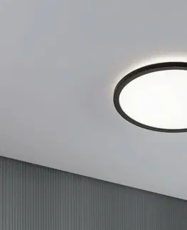 LED stropní svítidla PAULMANN LED Panel Atria Shine kruhové 293mm 2000lm 4000K černá