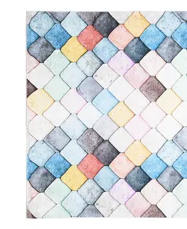 Moderní koberce Barevný módní koberec s geometrickým vzorem