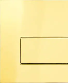 Záchody DEANTE Ovládací tlačítko pro podomítkové systémy, zlato tenké CST_Z51P