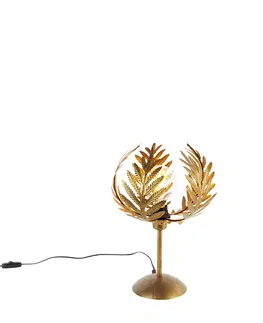 Stolni lampy Vintage stolní lampa zlatá 26 cm - Botanica