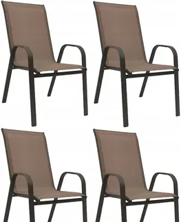 Zahradní židle a křesla Kontrast Zahradní židle MAJORKA hnědá