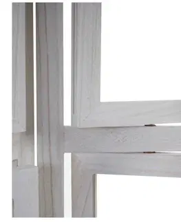 Paravány Paraván s fotografickými okny Dekorhome Hnědá