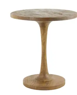 Konferenční stolky Kulatý dřevěný bistro stolek Bicaba - Ø50*55 cm Light & Living 6767764