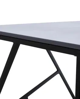 Konferenční stolky HALMAR Konferenční stolek UNIVERSE 2 55 cm šedý/černý