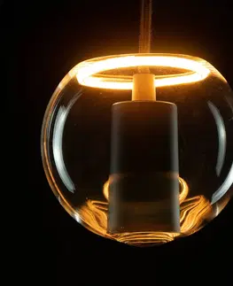 LED žárovky Segula SEGULA LED floating globe 125 E27 8W čirá inside