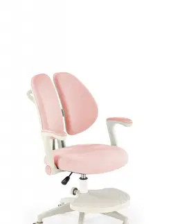 Dětské stoly a židle Dětská rostoucí židle PANCO Halmar Růžová