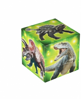 Hračky WIKY - Kostka magická Dino 6x6x6cm