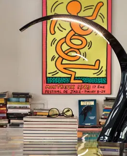 Stolní lampy kancelářské Kartell Kartell Taj - LED stolní lampa, černá