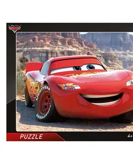 Hračky puzzle DINO - Walt Disney Cars: Blesk McQueen 40D deskové