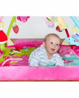 Kolotoče, hrazdičky a hrací deky PlayTo hrací deka s melodií zvířátka Růžová