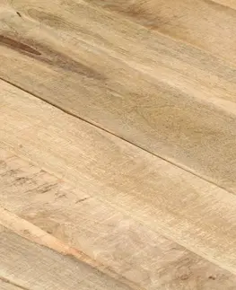 Jídelní stoly Jídelní stůl mangovníkové dřevo / kov 160x80x75 cm