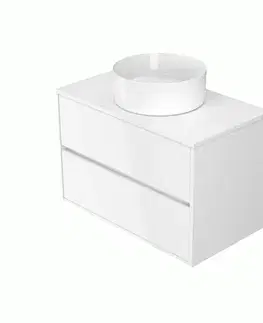 Koupelnový nábytek CERSANIT Skříňka pod umyvadlo na desku CREA 80, bílá  S924-005