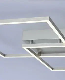 Designová stropní svítidla PAUL NEUHAUS Q-INIGO LED stropní svítidlo, Smart-Home, hranaté 2700-5000K PN 6429-55