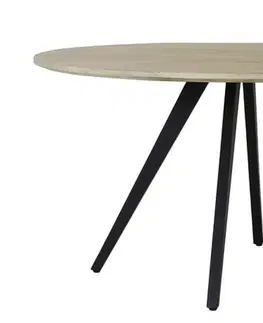 Jídelní stoly Kulatý jídelní stůl s dřevěnou deskou z mangového dřeva Magnifera - Ø 140*78 cm Light & Living 6744084