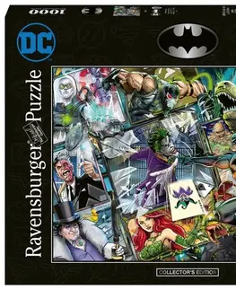 Hračky puzzle RAVENSBURGER - DC Comics: Batman 1000 dílků