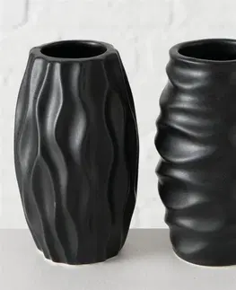 Dekorativní vázy DekorStyle Váza Janina I černá
