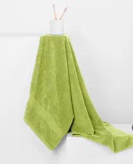 Ručníky Bavlněný ručník DecoKing Mila 70x140 cm zelený, velikost 70x140