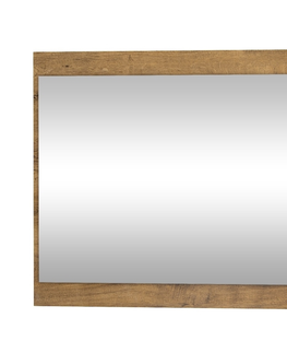 Zrcadla Zrcadlo GATTON 120 cm, dub burgundský, 5 let záruka