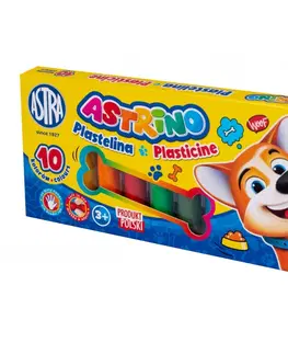 Hračky ASTRA - ASTRINO Školní plastelína 10 barev, 303221002