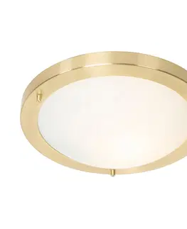 Venkovni stropni svitidlo Moderní stropní svítidlo zlaté 31 cm IP44 - Yuma