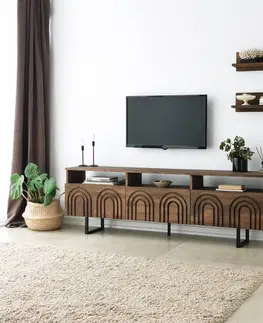 Obývací stěny a sestavy nábytku Televizní stěna HELEN ořech