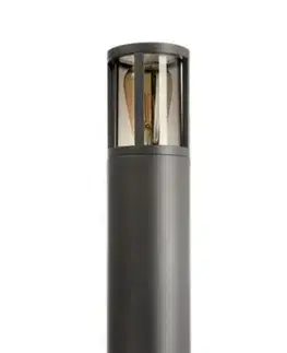 Stojací svítidla Light Impressions Deko-Light stojací svítidlo - Facado II kulaté tónované 1000mm, 1x max 20 W, E27, šedá 730503
