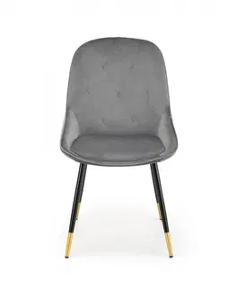 Židle HALMAR Designová židle Liza šedá