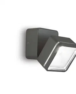 LED reflektory Ideal Lux venkovní nástěnné svítidlo Omega ap hranaté 4000k 285528