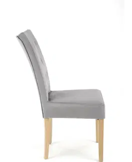 Židle HALMAR Jídelní židle MODULO 48 cm šedá