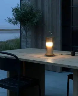 Venkovní osvětlení terasy Nordlux Stolní lampa Linton pro venkovní použití, mosazná barva