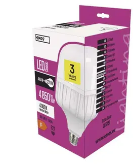 LED žárovky EMOS LED žárovka Classic T140 46W E27 neutrální bílá 1525423500