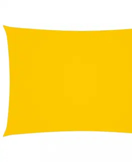 Stínící textilie Stínící plachta obdélníková 2x4 m oxfordská látka Dekorhome Žlutá