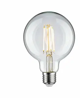 LED žárovky PAULMANN Filament 230V LED Globe G95 E27 7,5W 2700K čirá