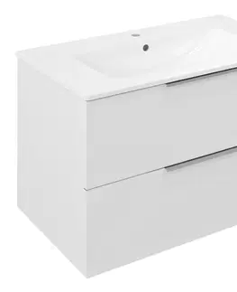 Koupelnový nábytek SAPHO CIRASA umyvadlová skříňka 79,8x52x46cm, bílá lesk CR801-3030