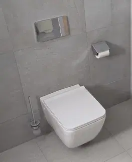 WC sedátka ALCADRAIN Renovmodul předstěnový instalační systém s bílým/ chrom tlačítkem M1720-1 + WC JIKA PURE + SEDÁTKO SLOWCLOSE AM115/1000 M1720-1 PU2
