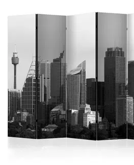 Paravány Paraván Skyscrapers in Sydney Dekorhome 225x172 cm (5-dílný)