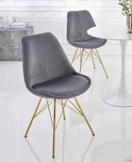 Židle Jídelní židle 4 ks IKAROS Dekorhome Krémová