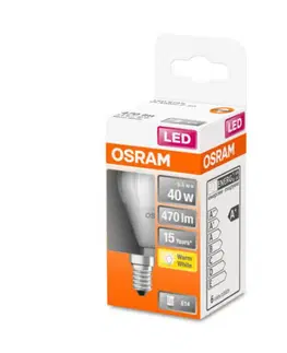 LED žárovky OSRAM Kapkové svítidlo OSRAM LED E14 4,9W 827 Star, matné