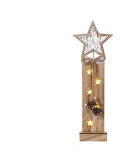 Vánoční dekorace  LED Vánoční dekorace 5xLED/2xAA hvězda 