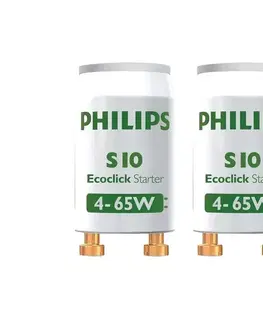Svítidla Philips SADA 2x Zářivkový startér S10 4-65W 