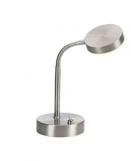 Stolní lampy do kanceláře LEUCHTEN DIREKT is JUST LIGHT LED stolní lampička stříbrná barva 3000K LD 14419-55