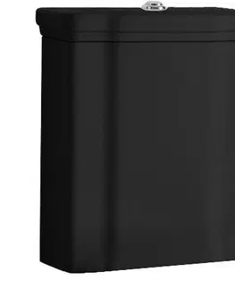 Koupelna KERASAN WALDORF nádržka k WC kombi, černá mat 418131