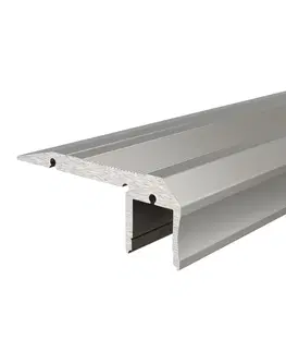 Profily Light Impressions Reprofil schodišťový profil AL-02-10 stříbrná mat elox 1000 mm 970520