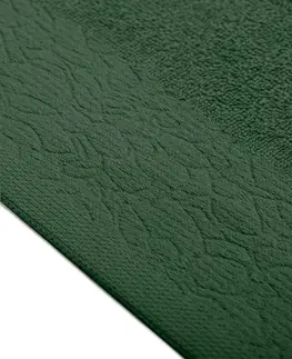 Ručníky AmeliaHome Ručník FLOSS klasický styl 30x50 cm zelený, velikost 50x90