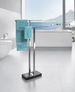 Koupelnový nábytek Stojan na ručníky MENOTO matný nerez 50 cm BLOMUS